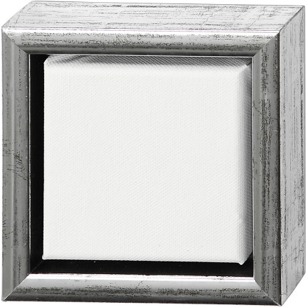 Canvas / Målarduk med träram, storlek 10x10 cm, 360 g, 1 st.