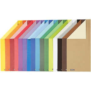 Color Bar Rivkartong, A4, ark 210x297 mm, 250 g, 16 ark/1 frp.