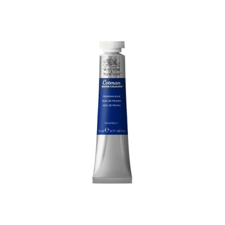 Cotman akvarellfärg 21ml Preussisk blå 538