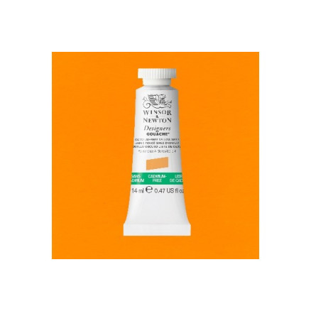 Designers gouache 14ml cadminumfri, Gul djup