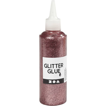 Glitterlim, Rosa, 118 ml/1 flaska