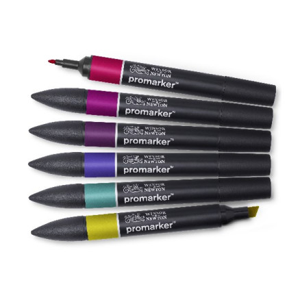 Promarker, 6 st, rika nyanser