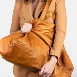 RE:DESIGNED Fie Urban - Stor projektväska Burned Tan, 1100 g