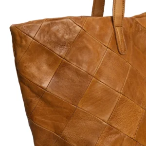 RE:DESIGNED Gry - Scrap Leather Garnväska Burned Tan, 1000 g