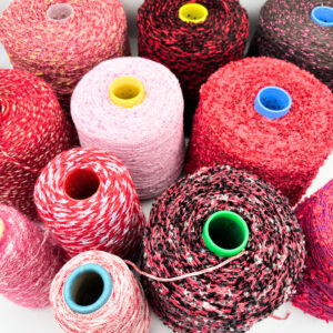#StoppaGarnsvinn Effektgarnpaket (ca. 3kg) Pink Mix