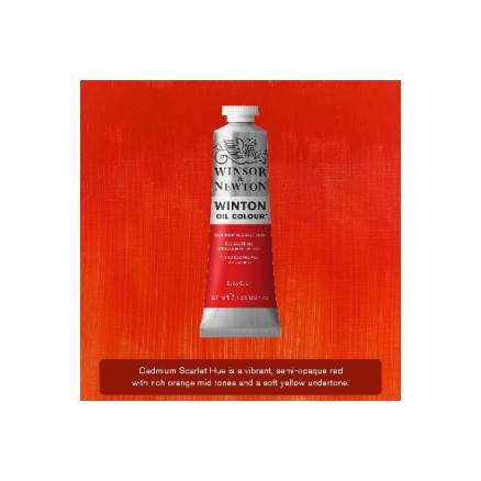 Wintonolja 37ml kadmium scharlakansröd nyans 107