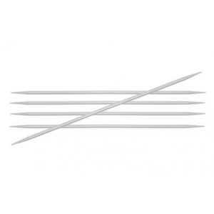 KnitPro Basix Aluminium Strumpstickor Aluminium 20cm 5,50mm / 7.9in US9